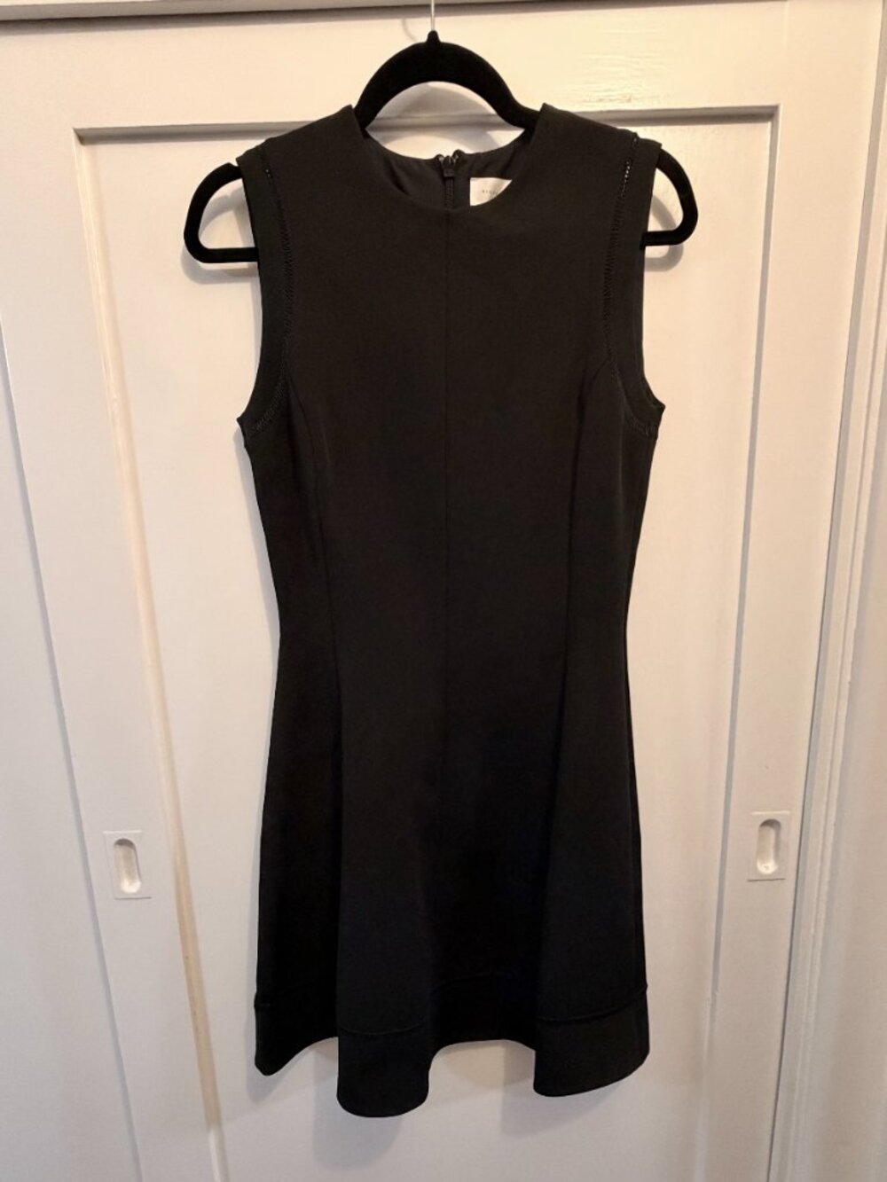 Victoria Beckham Black Fit & Flare Mini Dress US 8 *